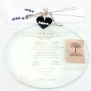[ KAUFEN ] Platzteller - D.25 cm - Klarglas - Transparent [ B-Ware ]