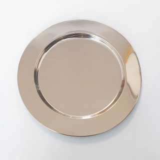 [ MIETEN ] Platzteller - D.30 cm - Edelstahl - Gold