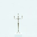 [ MIETEN ] Kerzenständer 5-Arm - H.80 x D.17 cm - Metal - Silber