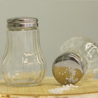 Salz- und Pfefferstreuer 2-teilig D.4,5 x H.6,5 cm - Klar [kaufen]