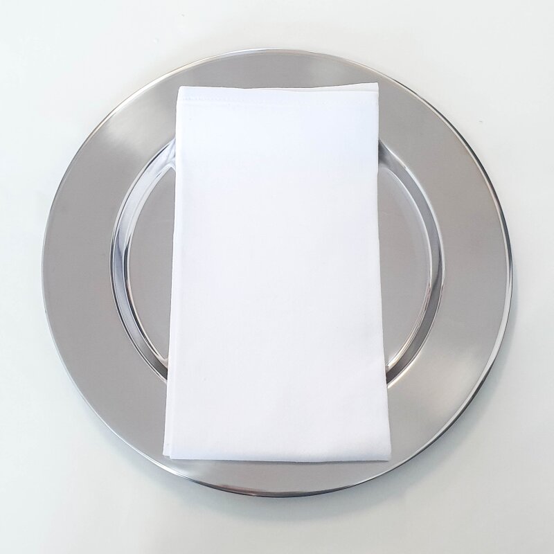 Stoffservietten 50x50 Cm Weiß – Damast-Baumwolle Produktbild-Vorschau 5