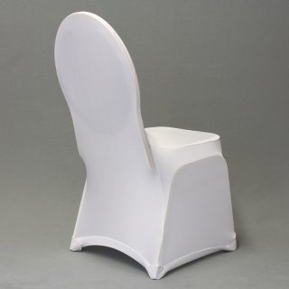 [ KAUFEN ] Stuhlhusse - stretch - universelle Größe - Elasthan / Polyester - gebraucht - Weiß