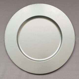 [ KAUFEN ] Platzteller - D.33 cm - Metall - Silber Matt