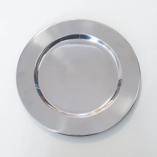 Platzteller | D.30 cm | Edelstahl | Silber | VERLEIH