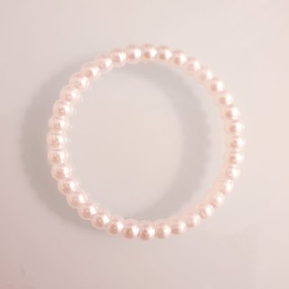Serviettenring | D.4 cm | Kunststoff Perlen | Weiß | VERKAUF
