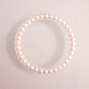 [ KAUFEN ] Serviettenring - D.4 cm - Kunststoff Perlen - Weiß