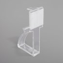 [ MIETEN ] Tischklammer / Clip für Skirting - L - L.9,9 x B.3,8 cm - Kunststoff - Transparent