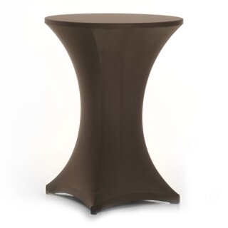 [ KAUFEN ] Stehtischhusse - stretch - 4-Fuß - D.70 cm - Elasthan / Polyester - Anthrazit
