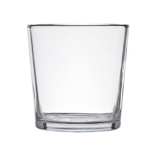 [ MIETEN ] Vase / Windlicht - Cylinder - H.6,5 x D.5,5 cm - Glas - Klar