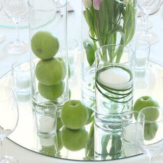 [ MIETEN ] Vase / Windlicht - Cylinder - H.6,5 x D.5,5 cm - Glas - Klar