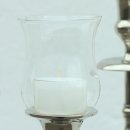 [ KAUFEN ] Glasaufsatz für Kerzenständer - H.8  x D.6 cm - Glas - Klar [ Neuware ]
