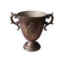[ MIETEN ] Blumenamphore - H.22 x D.16 cm - Metall -...